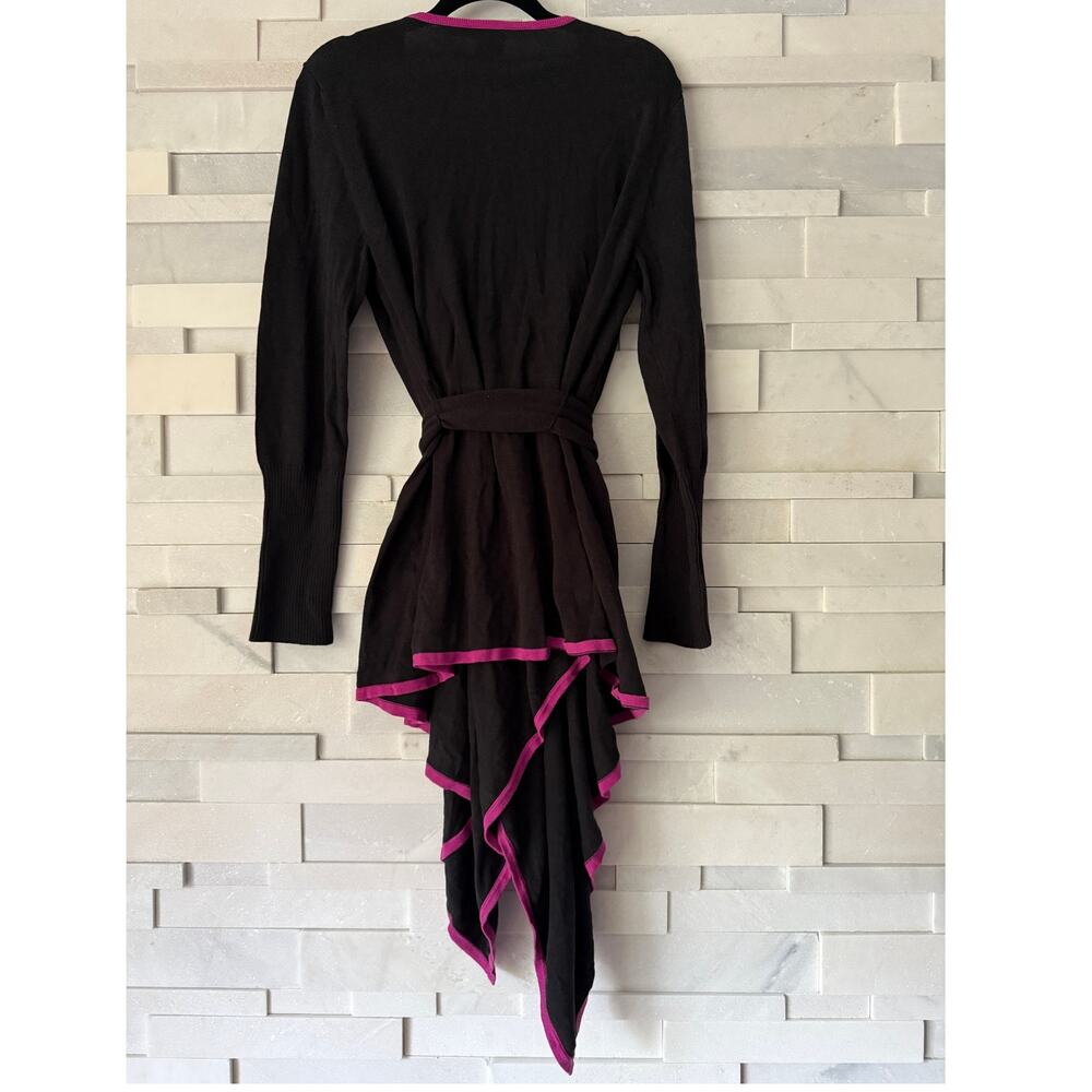 LOULOU DE LA FALAISE X ANTHRO NWT Assymetrical Long Sleeve Wrap Sweater L - Picture 2 of 6
